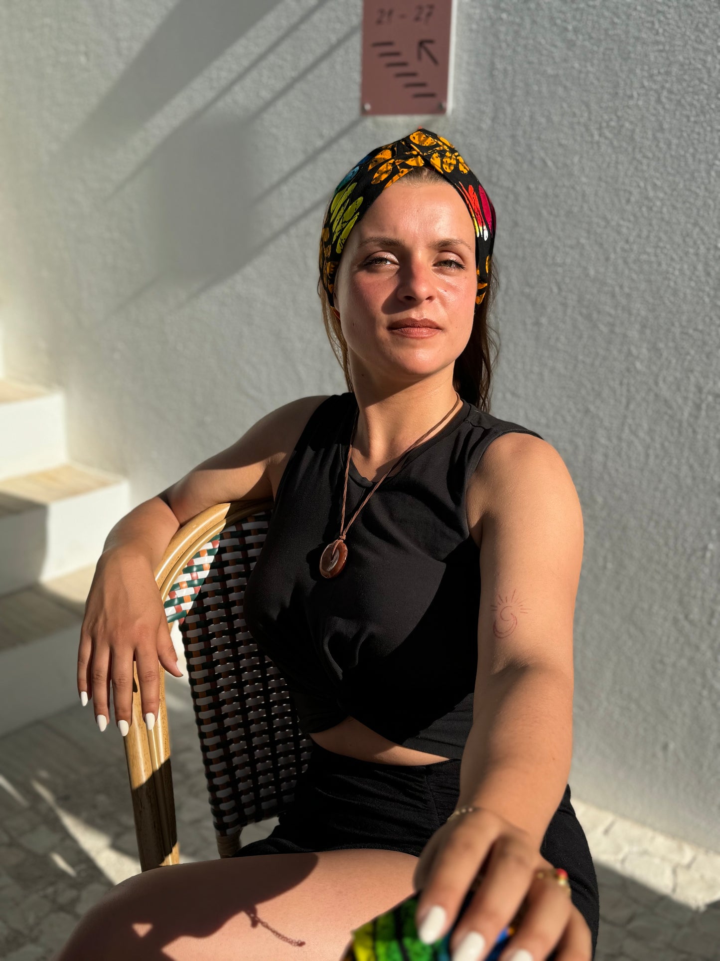 Zaria leaves headband