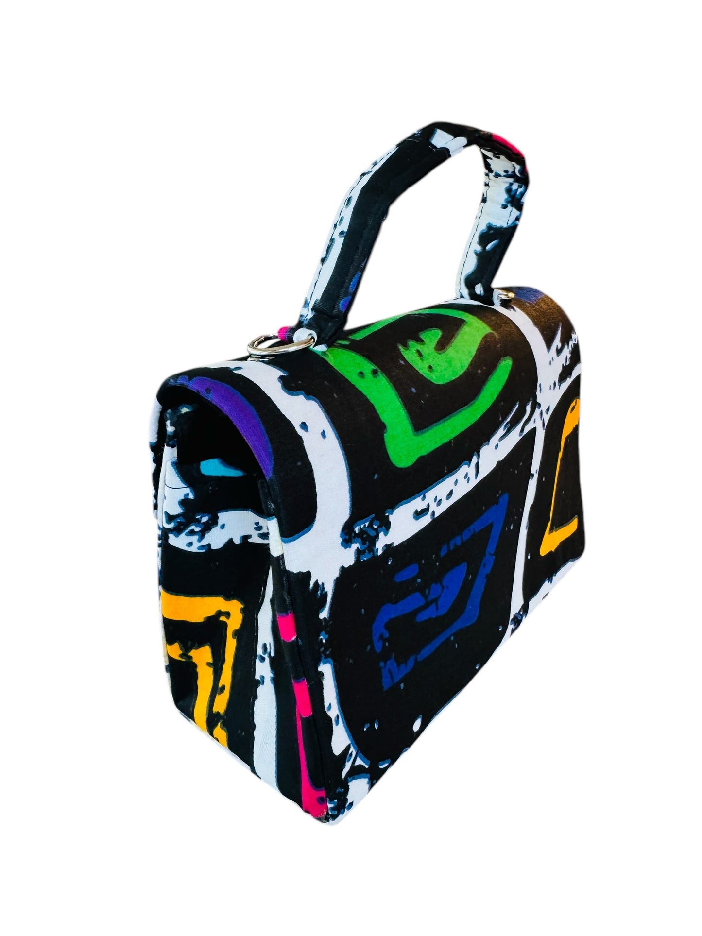 Mino Mzuri Paint-Stroke Handbag