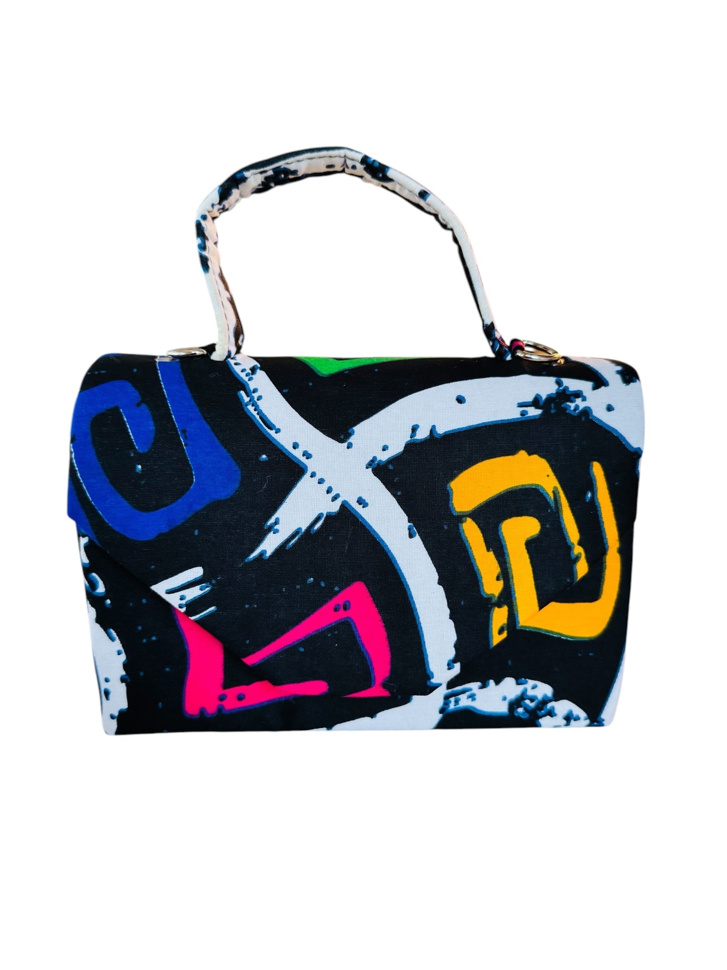 Mino Mzuri Paint-Stroke Handbag