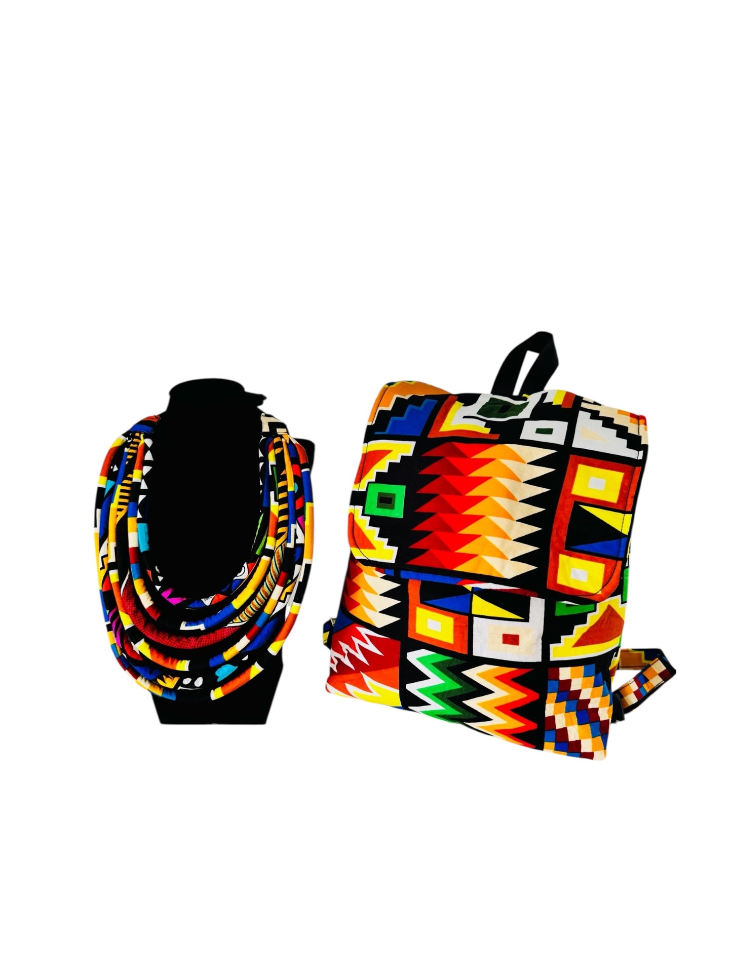 Kente Backpack – Bold Heritage, Everyday Style