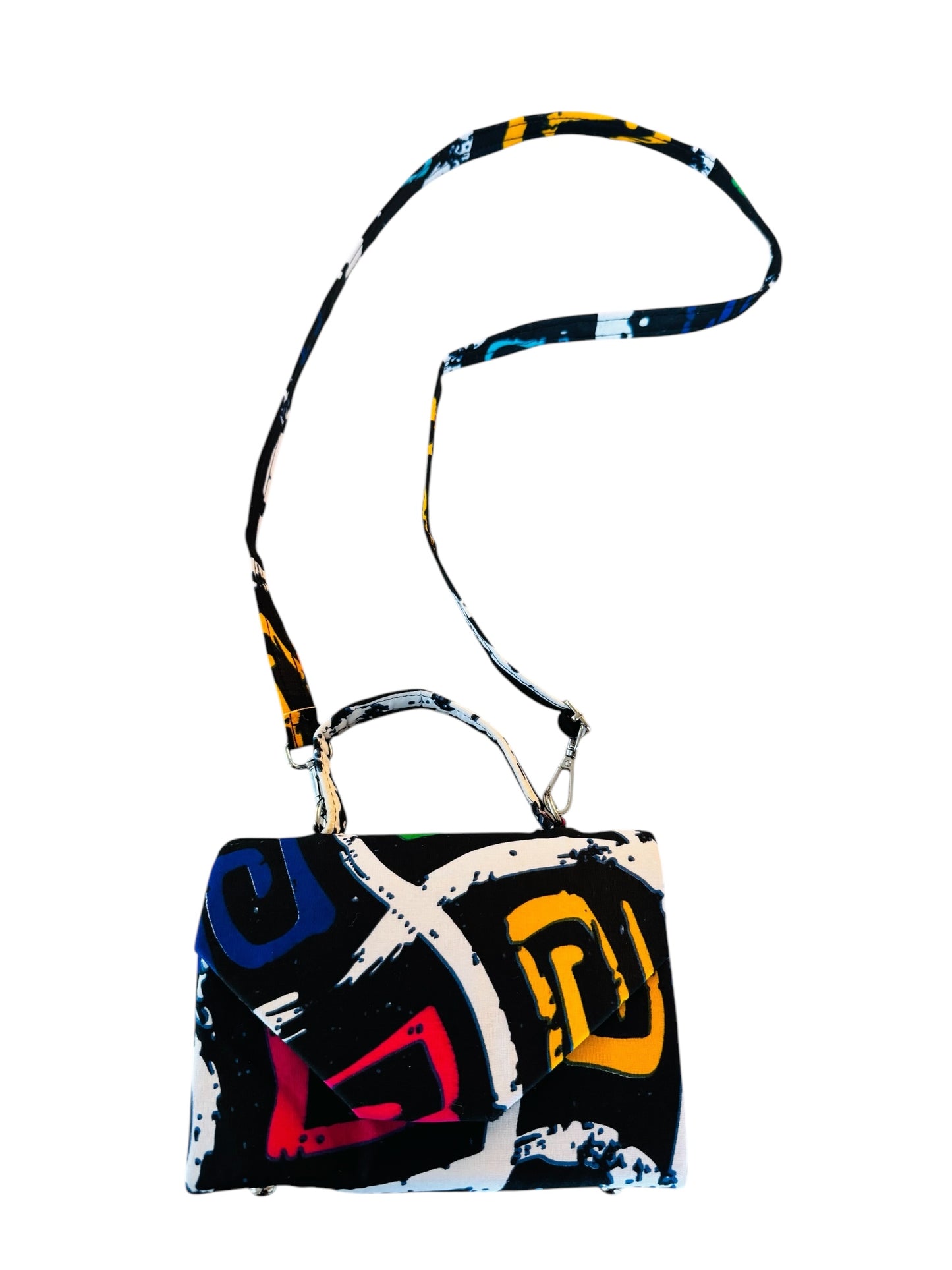 Mino Mzuri Paint-Stroke Handbag