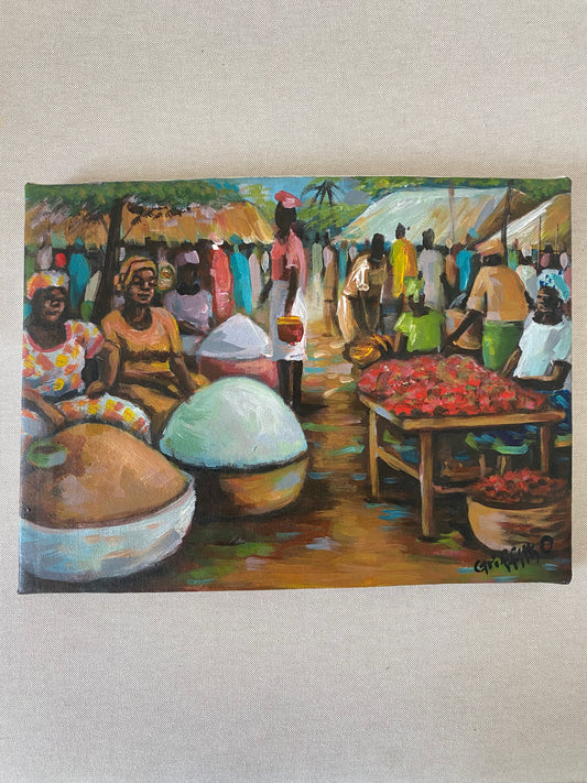 Street market in Africa