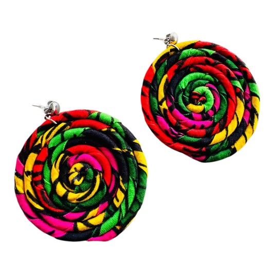 Swirl earrings summer