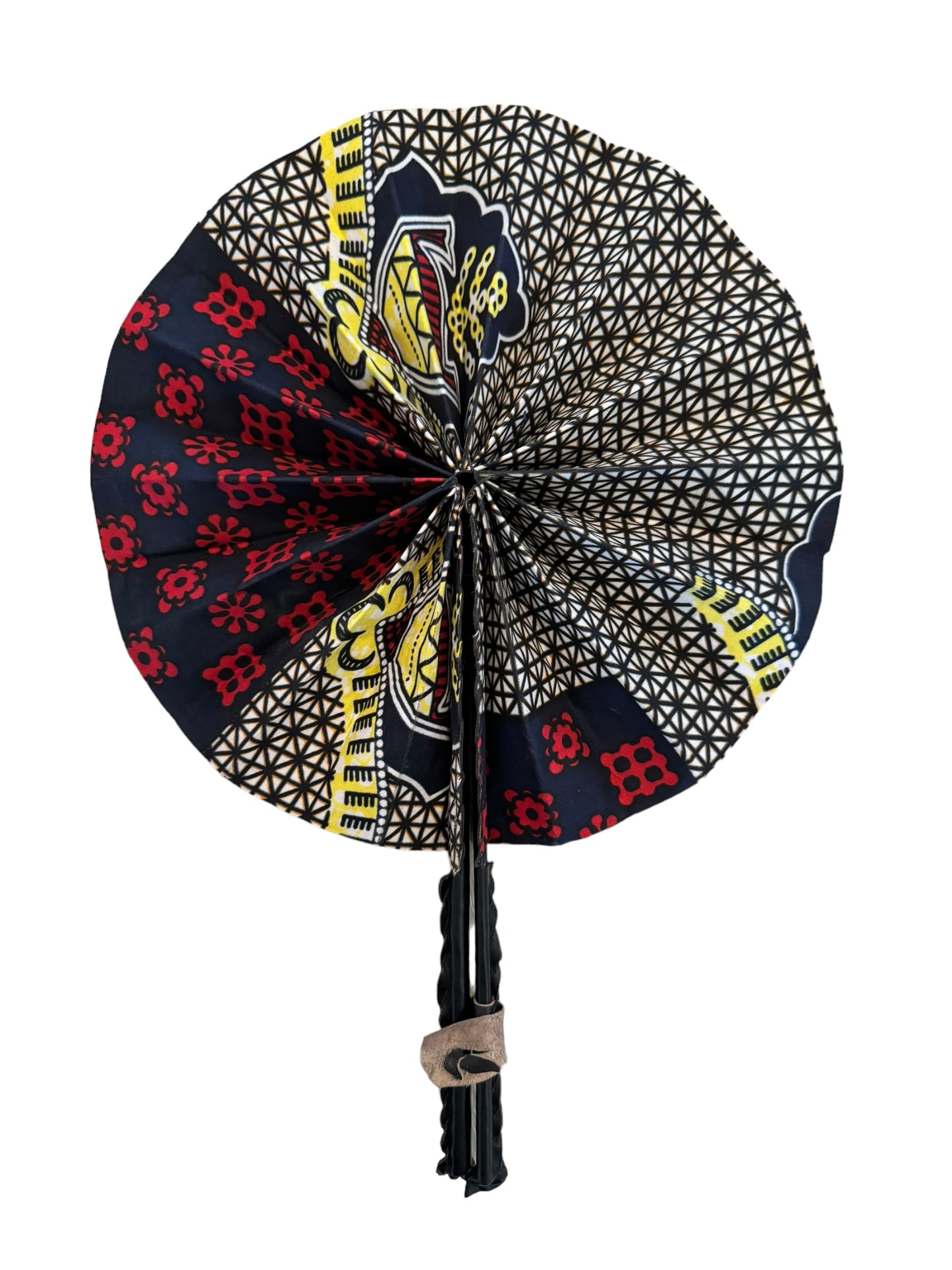 Blue hand fans collection