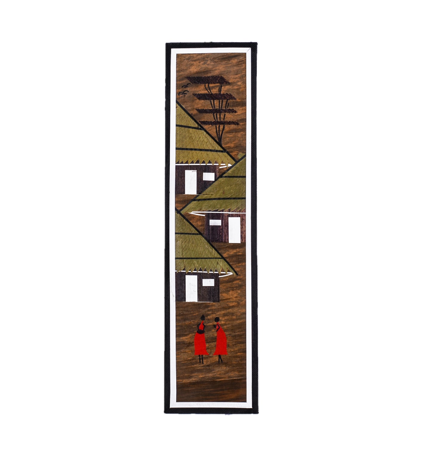 Banana leaves wall decoration