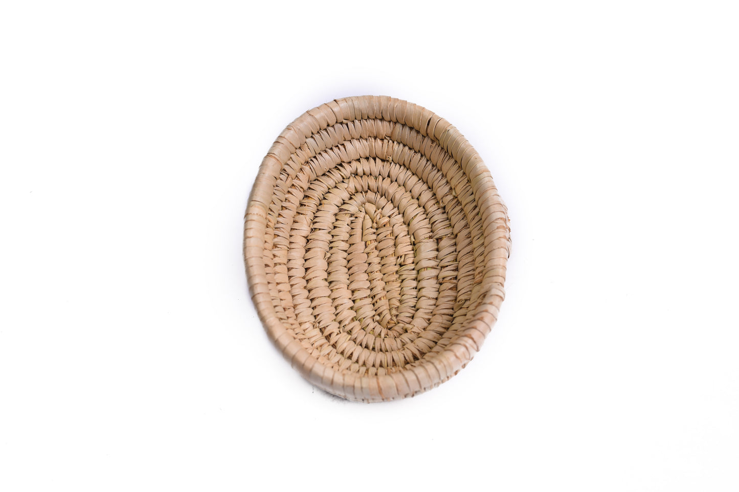 Hand woven rattan basket