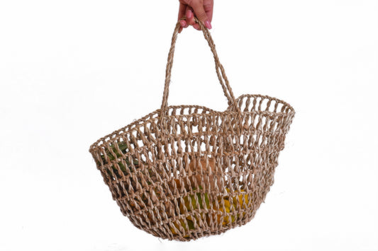 Renas: Rattan see through bag