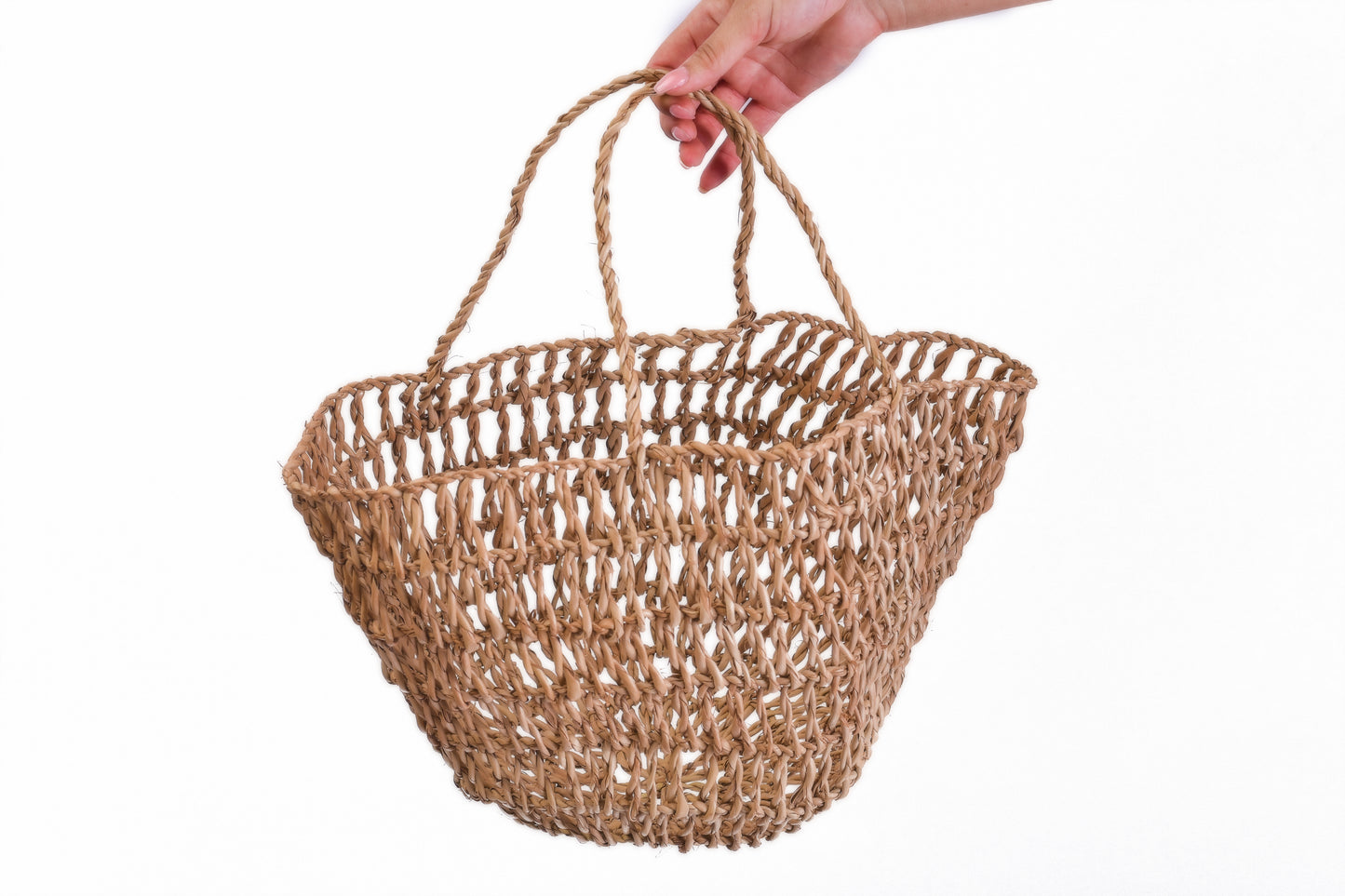 Renas: Rattan see through bag