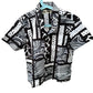 Boys African Safari Set – Black & White Tribal Two-Piece Outfit