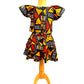 Girls African Tribal Print Top & Skirt Set – Handmade Ankara Two-Piece Outfit