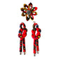 Ningi earrings & hair tie set