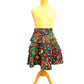 Girls African Tribal Floral Skirt – Handmade Ankara Skirt