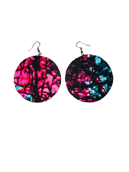 Round earrings