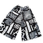 Boys African Safari Set – Black & White Tribal Two-Piece Outfit