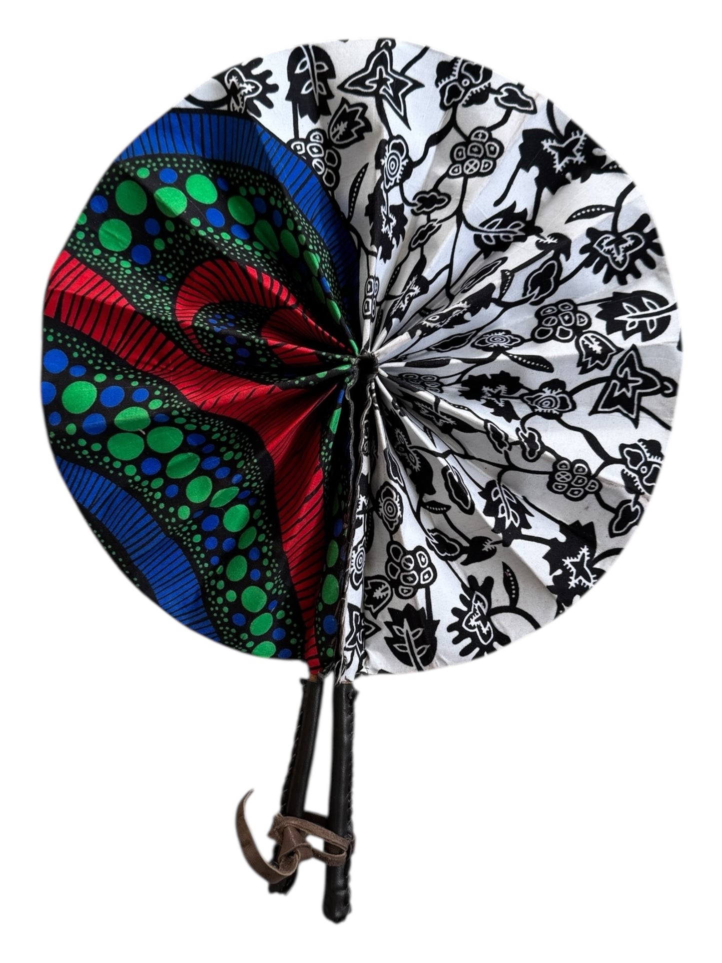 Breeze - African Wax Print Hand Fan