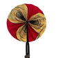 Orange hand fans collection