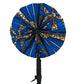 Blue hand fans collection