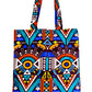 Ahosi: African print tote bag