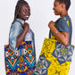 Ahosi: African print tote bag