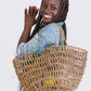 Renas: Rattan see through bag