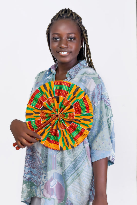 Kente hand fans collection